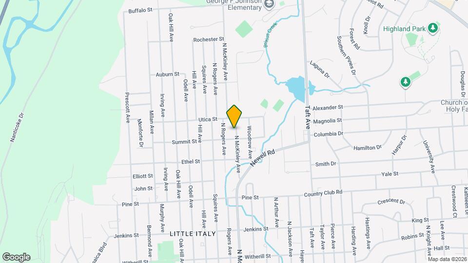 705 N McKinley Ave Map and Location Details