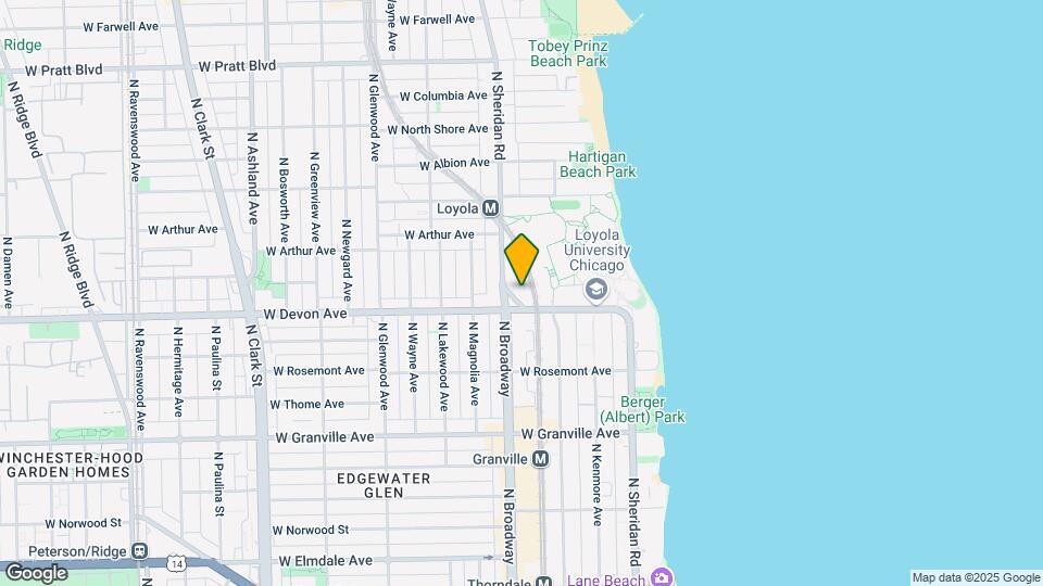 6401 N Sheridan Rd-Unit -1-0506 Map and Location Details