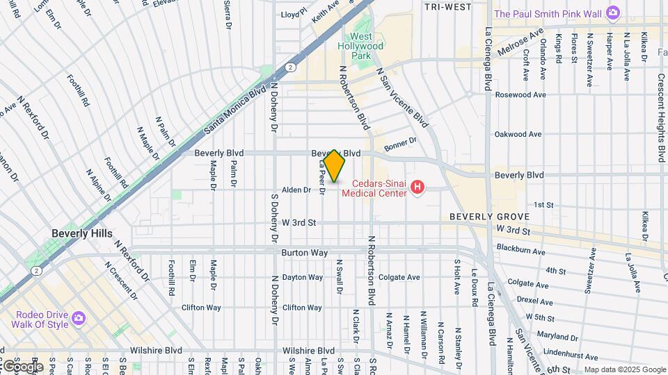 8903 Alden Dr Map and Location Details