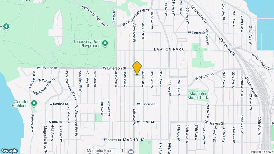 3634 34th Ave W Mapa y Detalles de la Ubicación