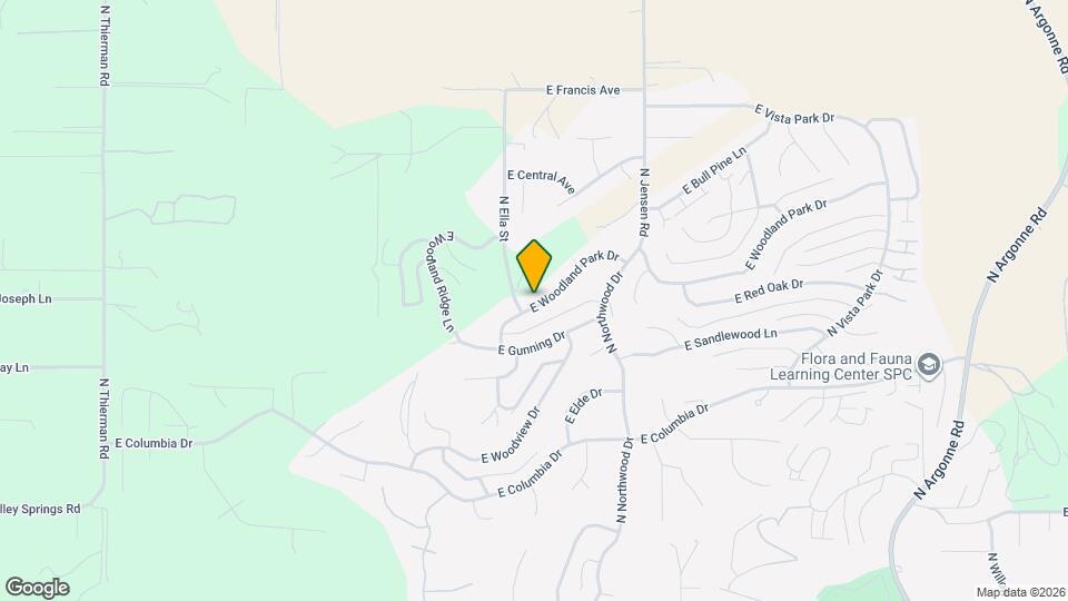 7915 E Woodland Park Dr Map and Location Details