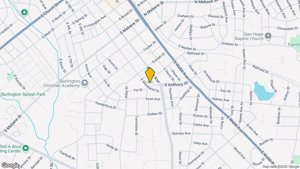 527 S Anthony St Map and Location Details