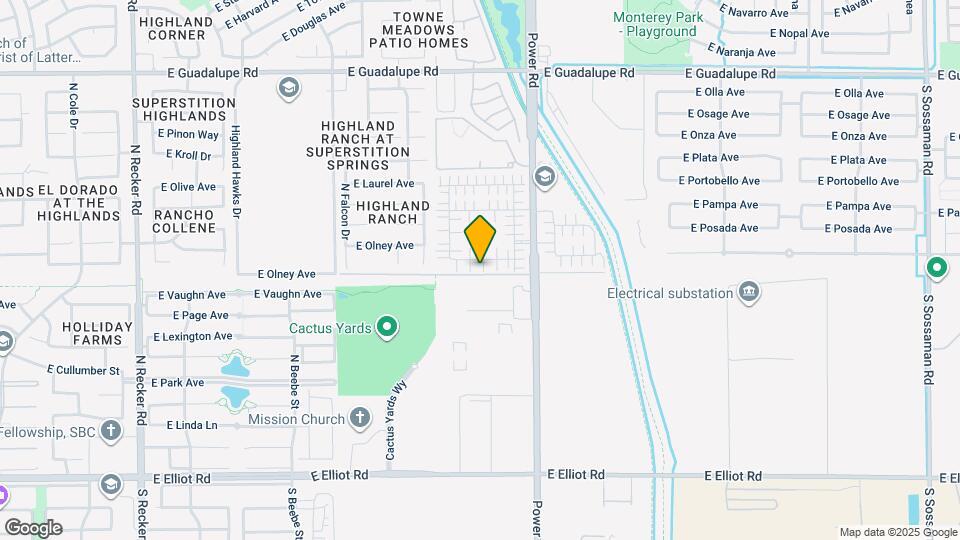 4693 E Olney Ave Map and Location Details