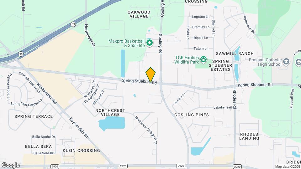 5721 Spring Stuebner Rd Map and Location Details