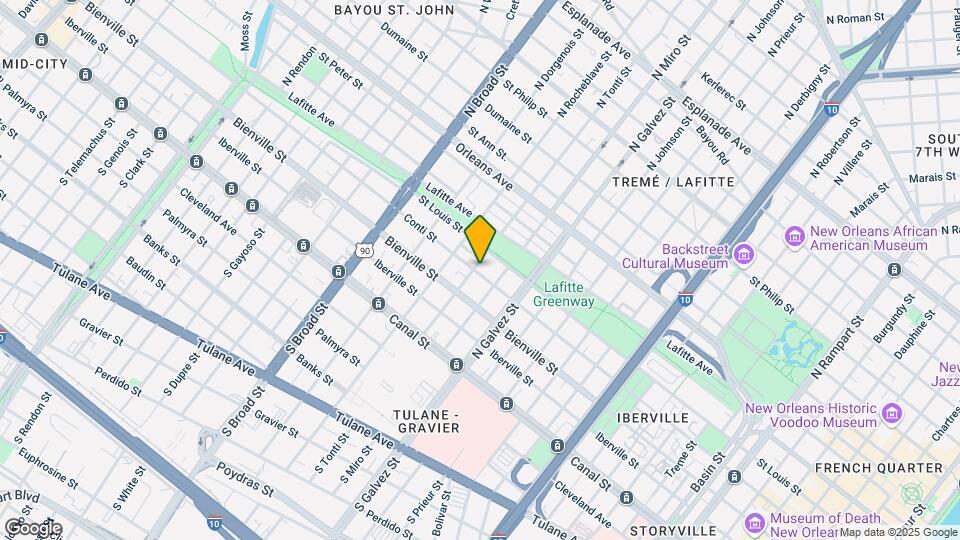 408 N Tonti St Map and Location Details
