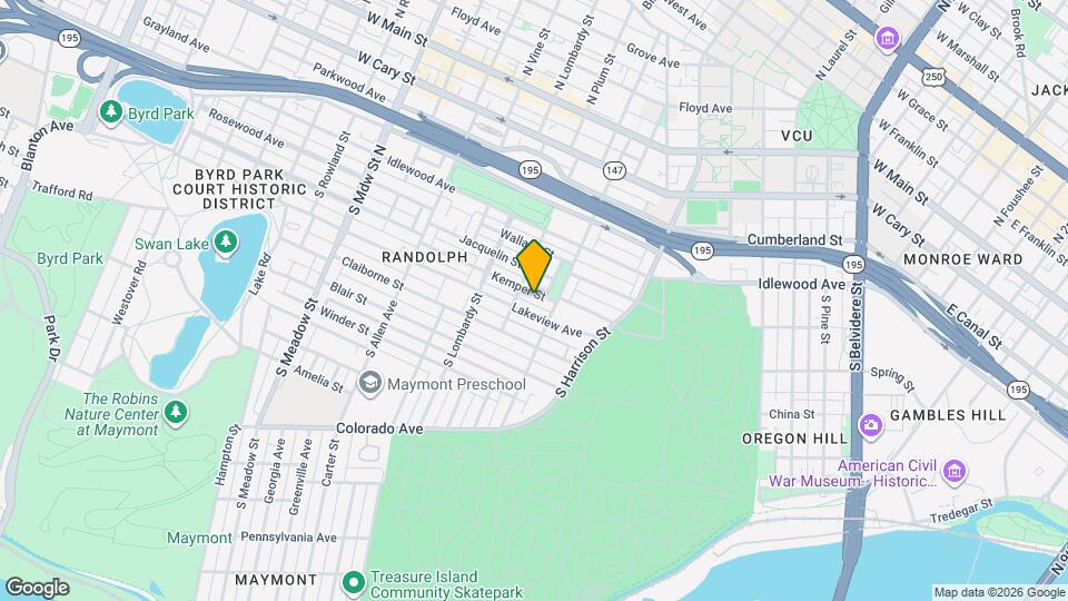 1413 Kemper Street Mapa y Detalles de la Ubicación
