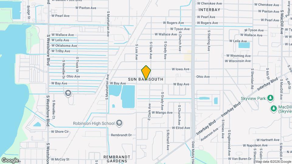 4105 W Bay Ave Map and Location Details