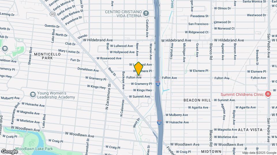 1346 Fulton Ave Map and Location Details