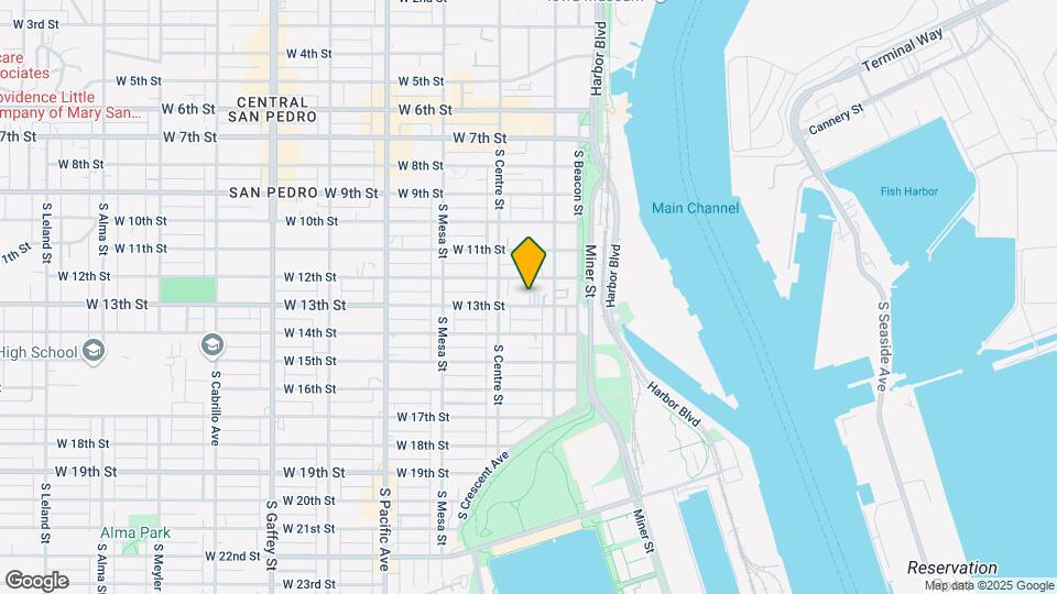 242 W 13th St Map and Location Details