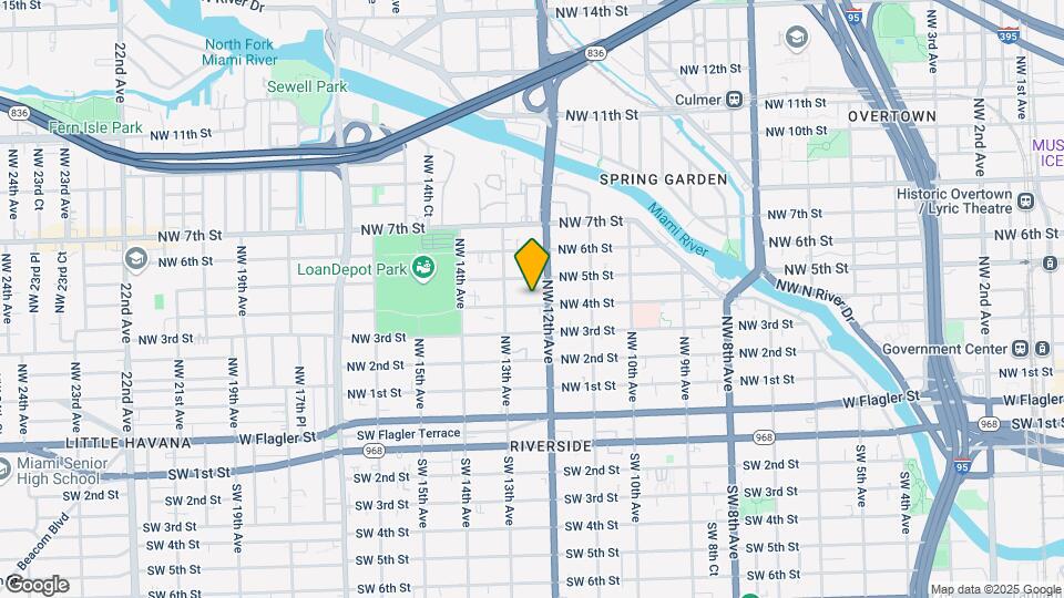 1229 NW 4th St Map and Location Details