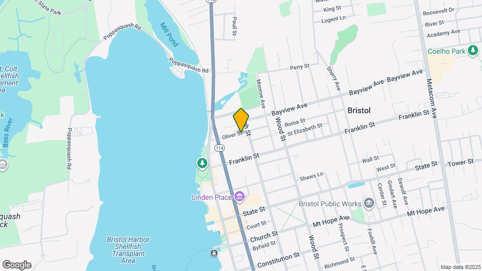 50 Oliver St, Unit Unit 3 Map and Location Details