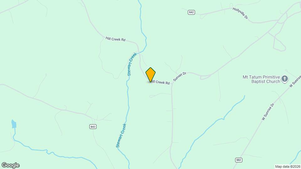 257 Hill Creek Rd Map and Location Details