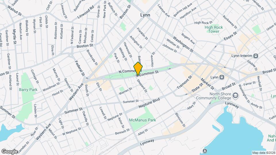 112 S Common St Map and Location Details