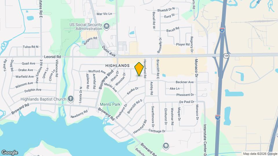 10539 Gailwood Cir E Map and Location Details