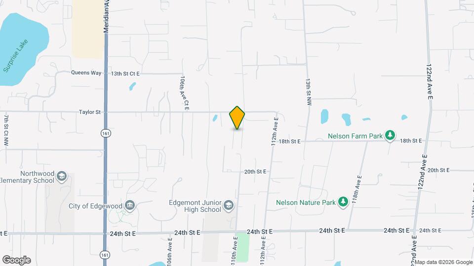 1719 109th Avenue Ct E Mapa y Detalles de la Ubicación