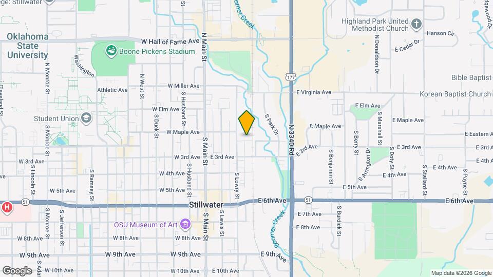 316 E Maple Ave Map and Location Details