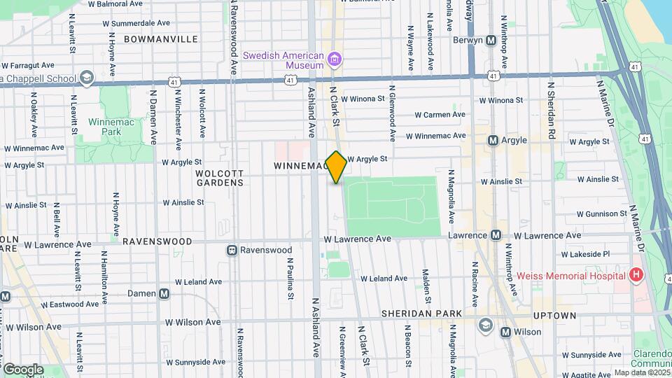 4880 N Clark St Map and Location Details