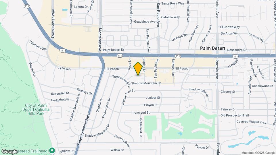 73340 Shadow Mountain Dr Map and Location Details