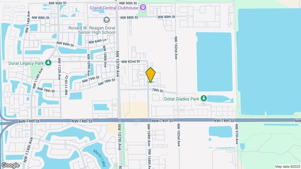 7865 NW 104th Ave Map and Location Details