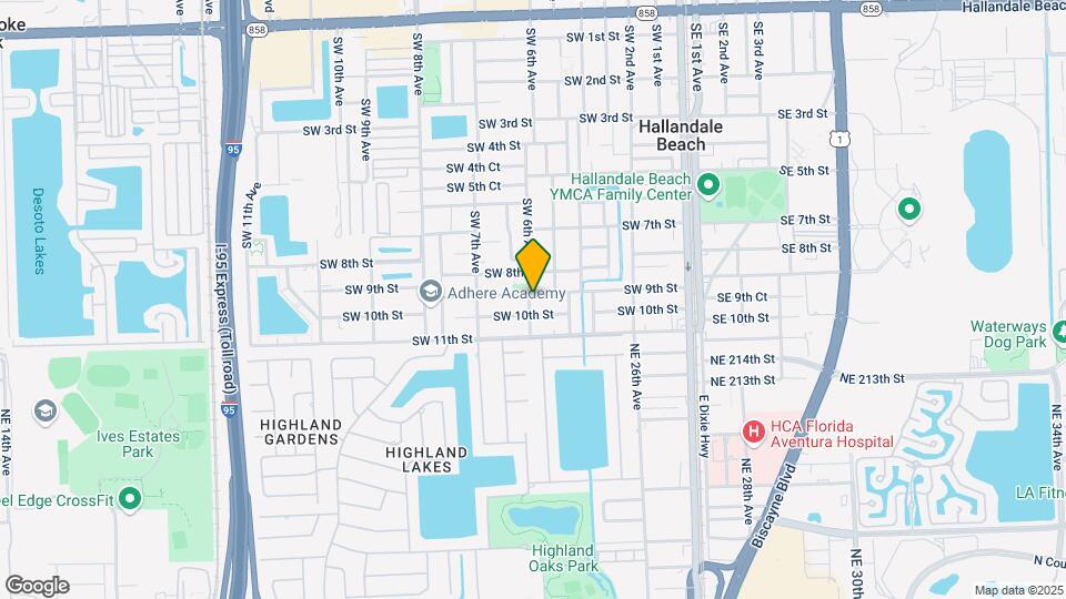 521 SW 9th St-Unit -1-2 Map and Location Details