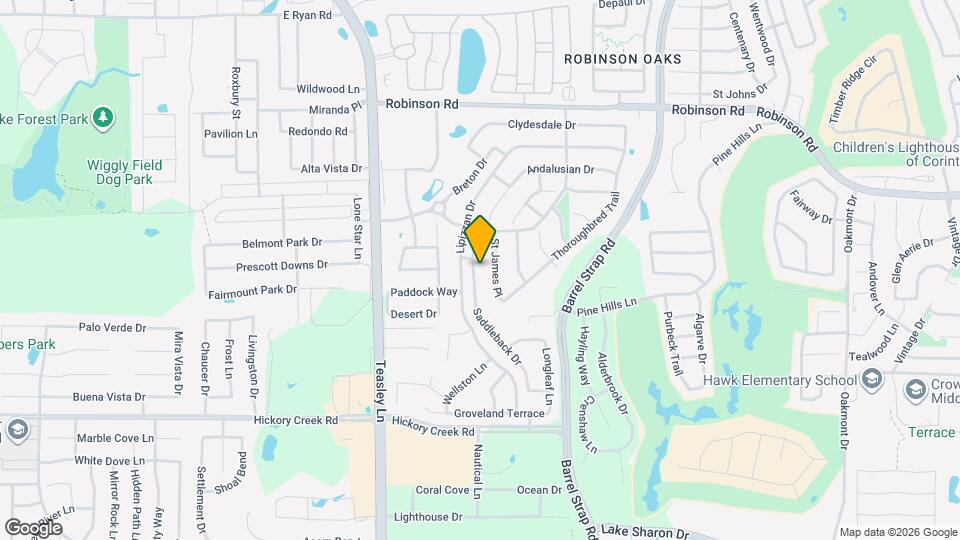 6209 Saddleback Dr Map and Location Details