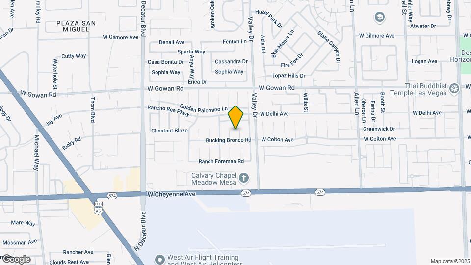 3415 Overo Ct Map and Location Details