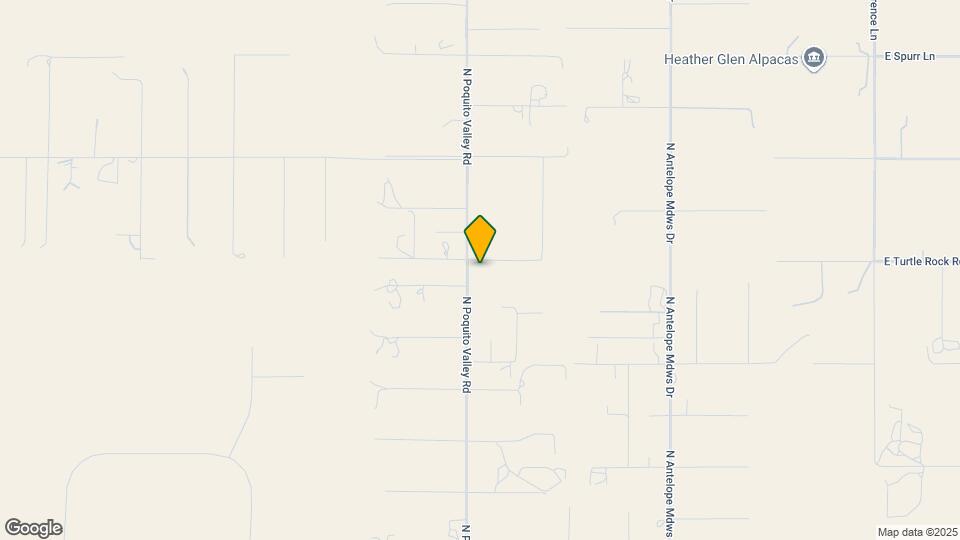 10245 N Poquito Valley Rd Map and Location Details