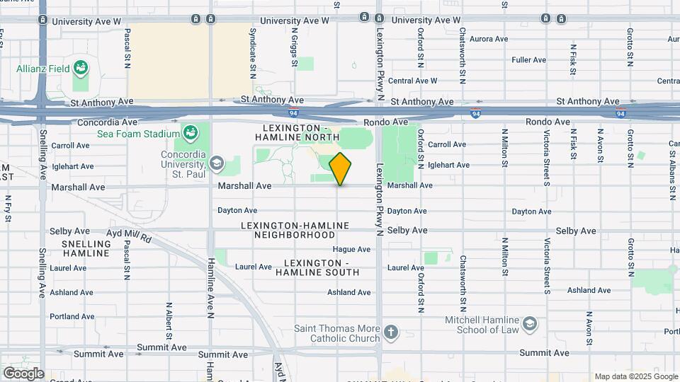 1158 Marshall Ave Map and Location Details
