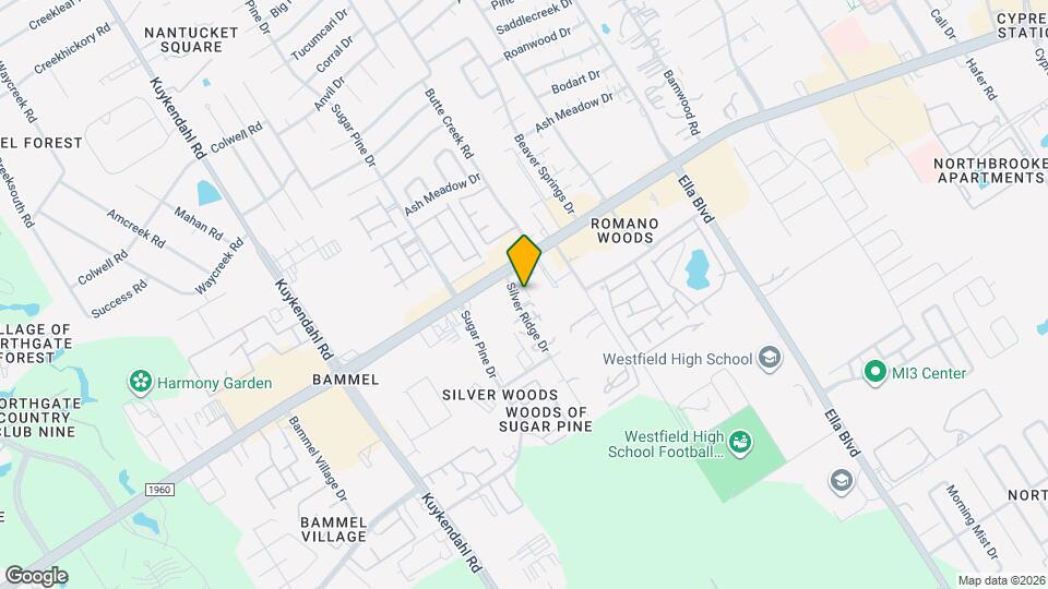 15626 Silver Ridge Dr Map and Location Details