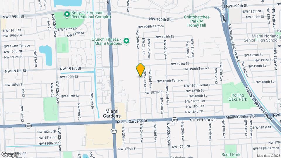 18901 NW 24th Ave Map and Location Details