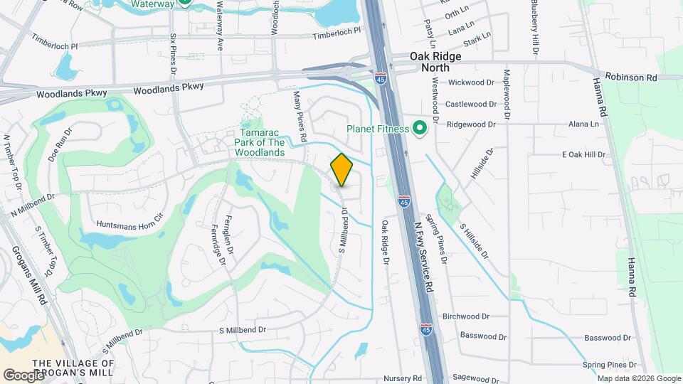 748 N Millbend Dr Map and Location Details