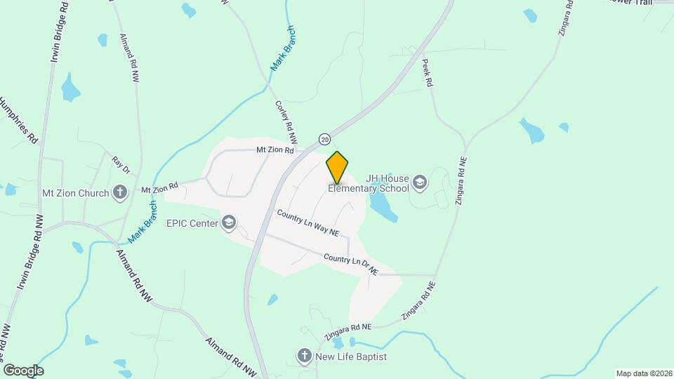 2981 David Ln NE Map and Location Details