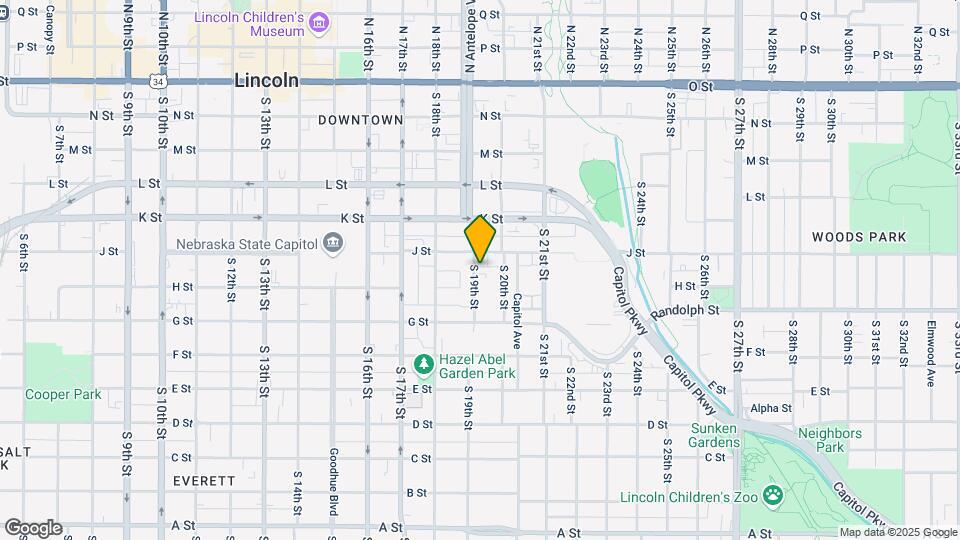 616 S 19th St Mapa y Detalles de la Ubicación