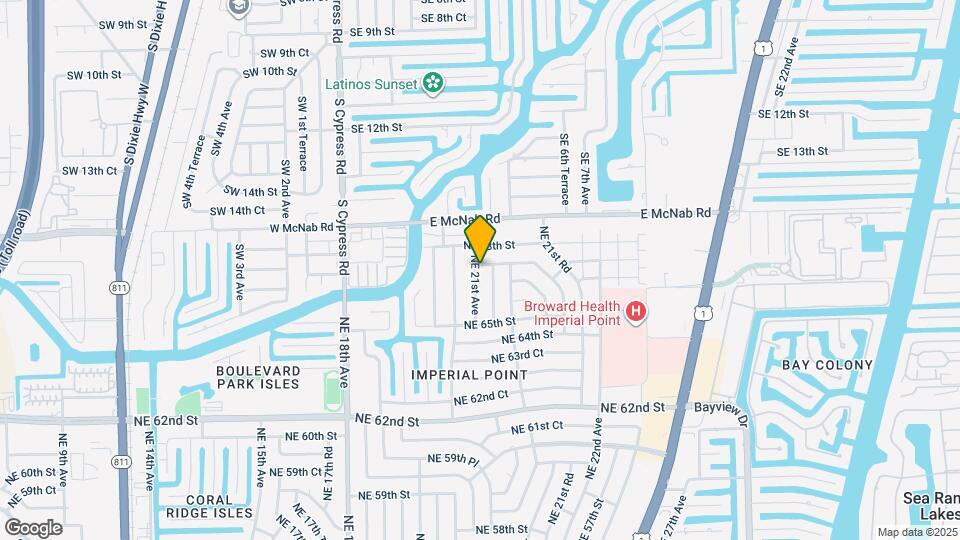 6630 NE 21st Ave Map and Location Details