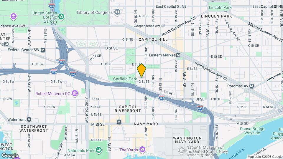 320 G St SE Map and Location Details