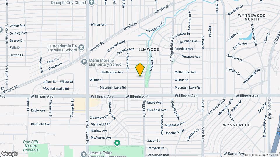 1715 Wilbur St Map and Location Details