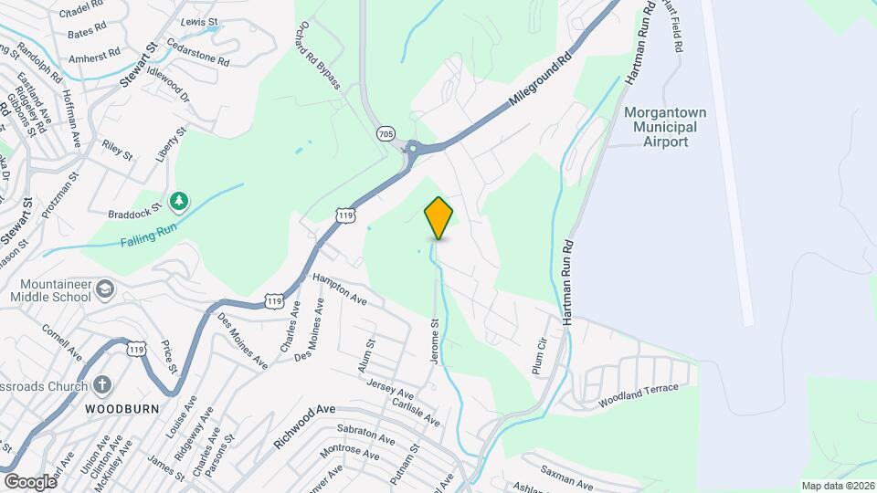 412 Jerome St Mapa y Detalles de la Ubicación