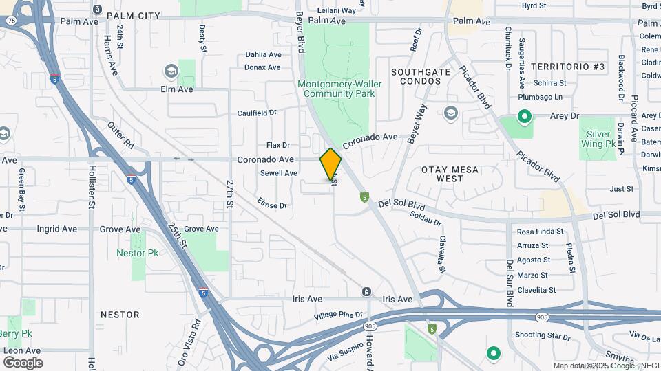 Otay Park Apartments Map and Location Details