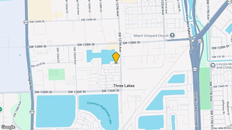 12740 SW 131st Terrace Map and Location Details