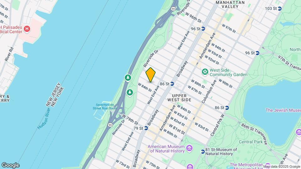 318 W 85th St Map and Location Details
