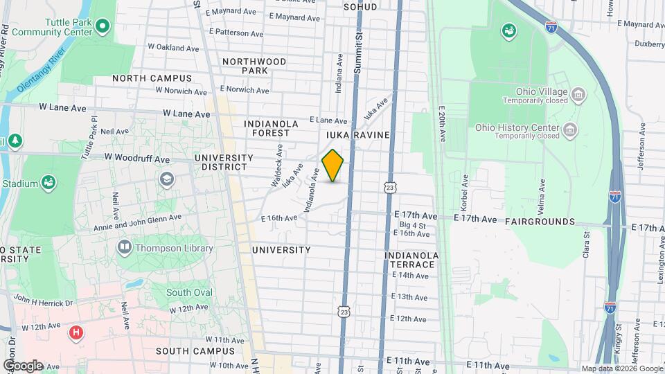 237 E 18th Ave Map and Location Details