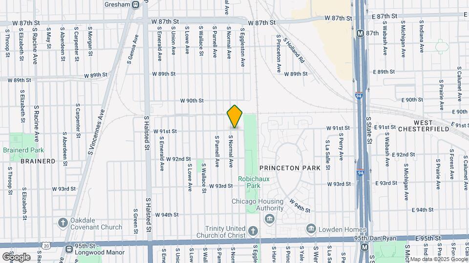 9101 S Normal Ave Mapa y Detalles de la Ubicación