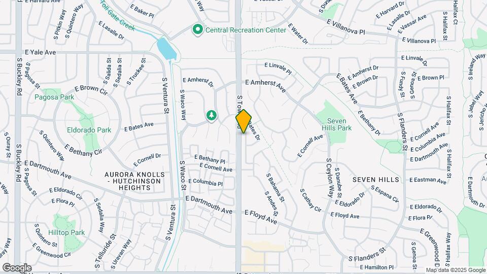 2875 S Tower Way Map and Location Details
