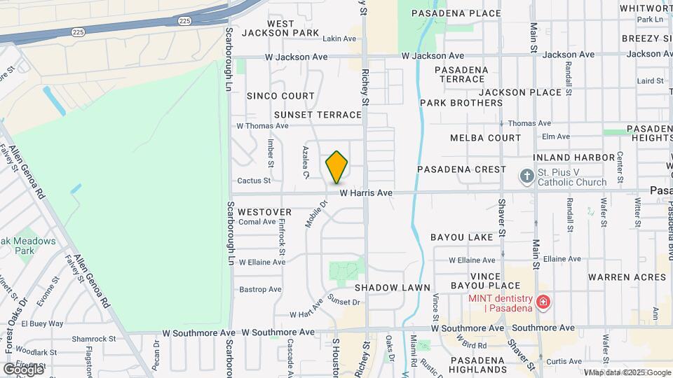 1004 W Harris Ave Map and Location Details