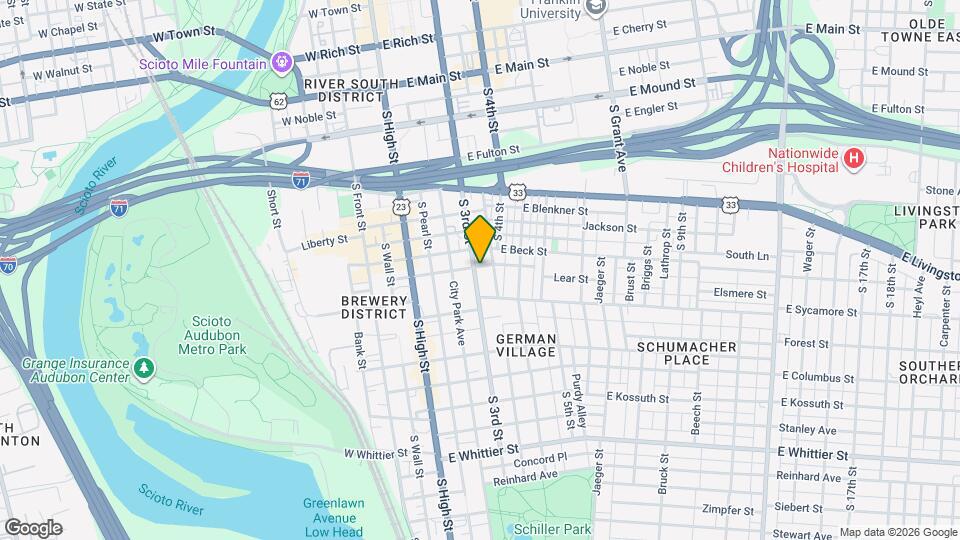 604 S 3rd St Map and Location Details