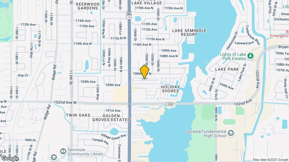 10545 Seminole Blvd Map and Location Details