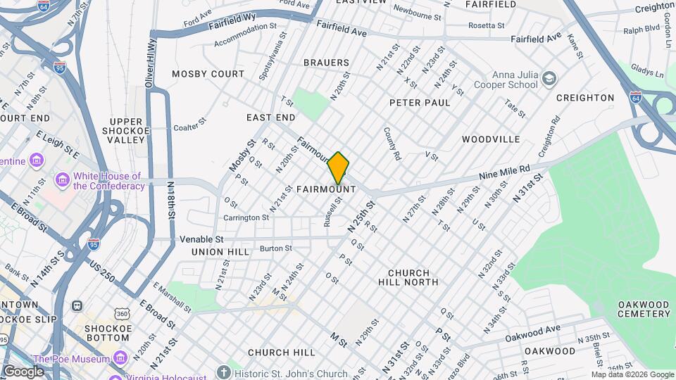 1205 N 23rd St Mapa y Detalles de la Ubicación