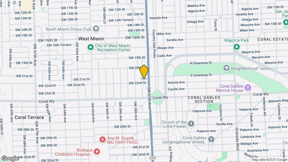 5727 SW 22nd St Map and Location Details