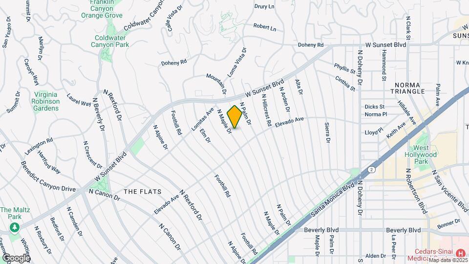 710 N Maple Dr Map and Location Details