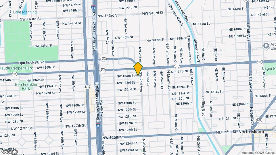 220 NW 134th St Map and Location Details